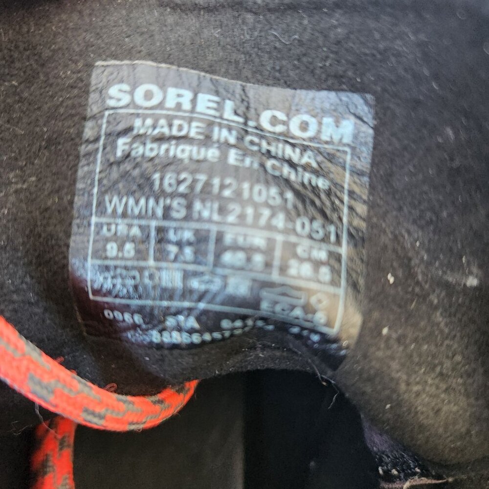 Sorel Joan Of Arctic Wedge Boots Lace Up Fall Winter Cabincore Cute Outdoor 9.5 - Picture 8 of 12